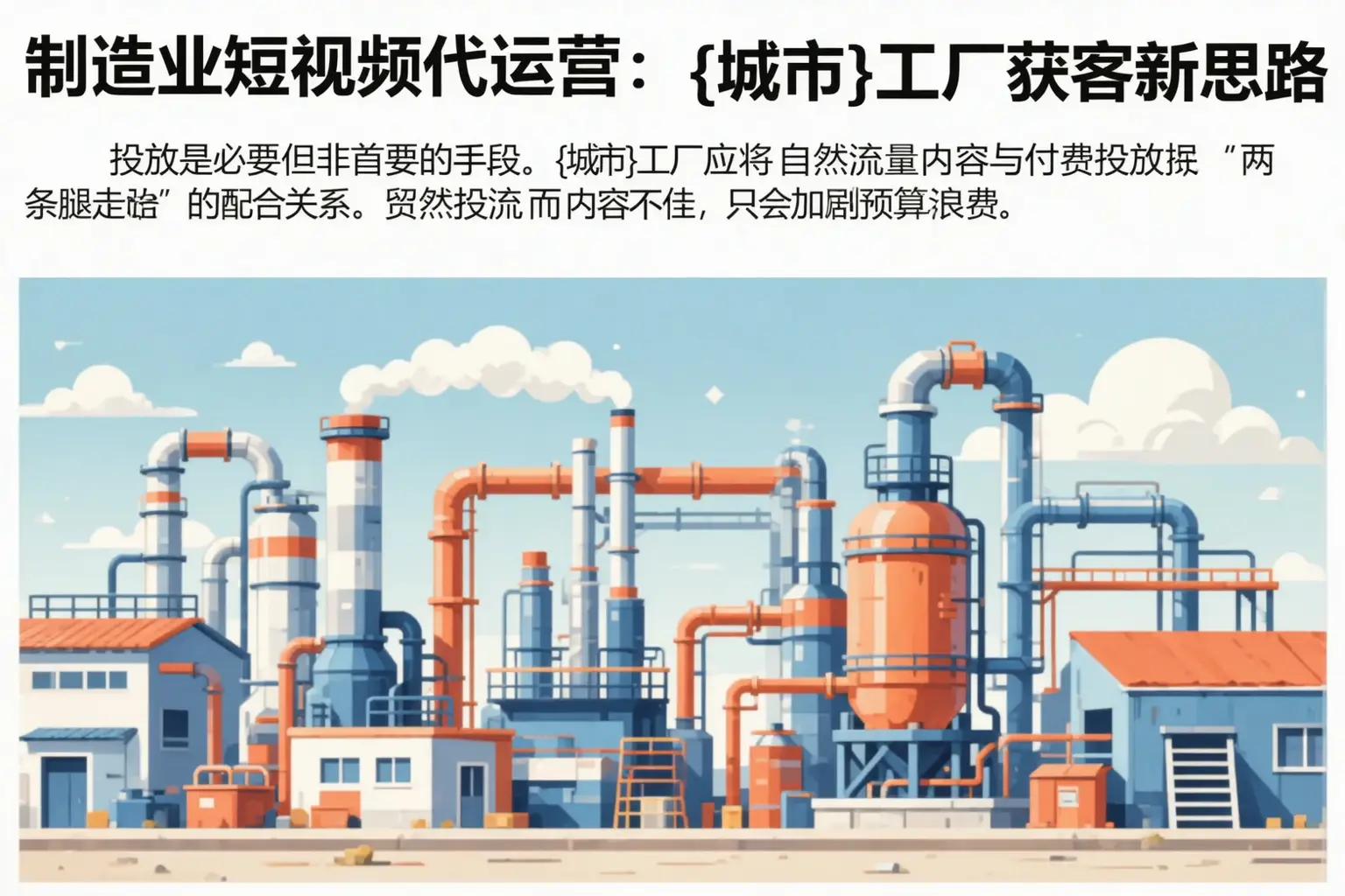 制造业短视频代运营:黔西南工厂获客新思路