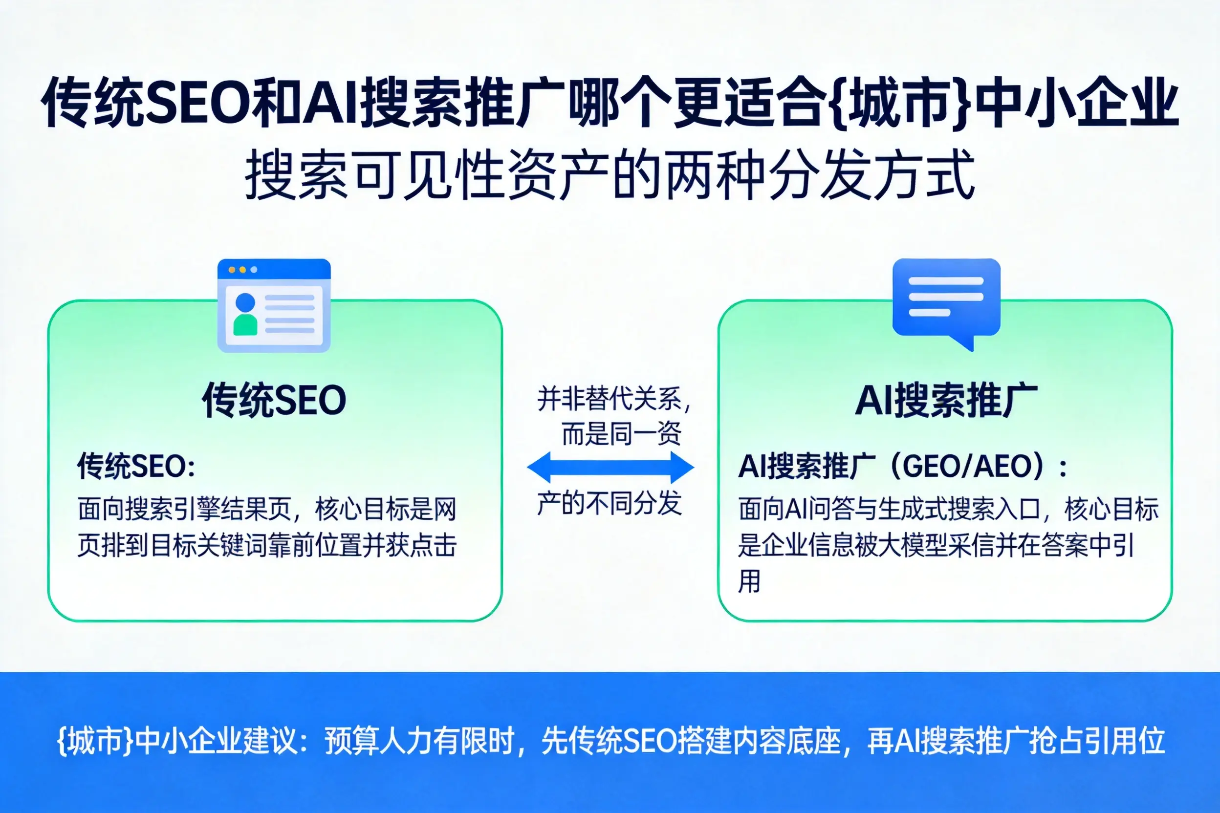 传统SEO和AI搜索推广哪个更适合黔西南中小企业