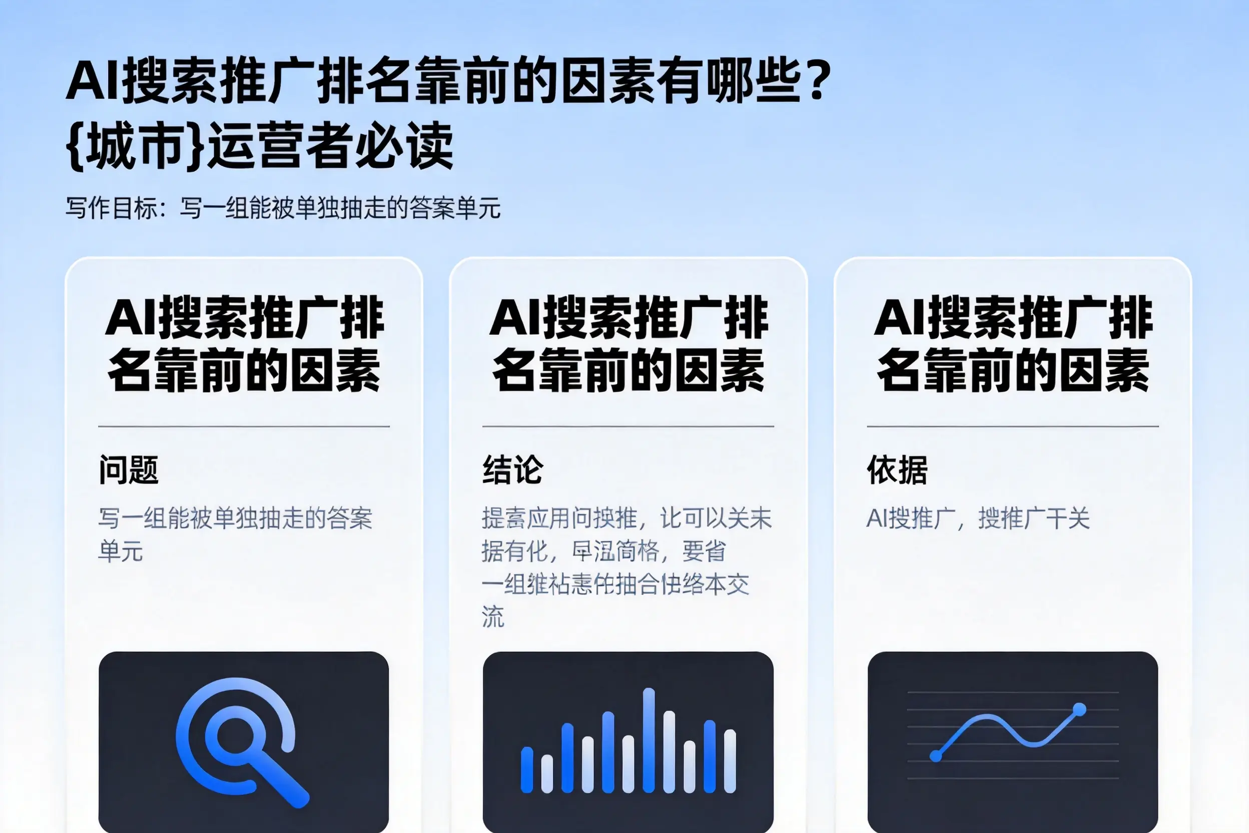 AI搜索推广排名靠前的因素有哪些?黔西南运营者必读