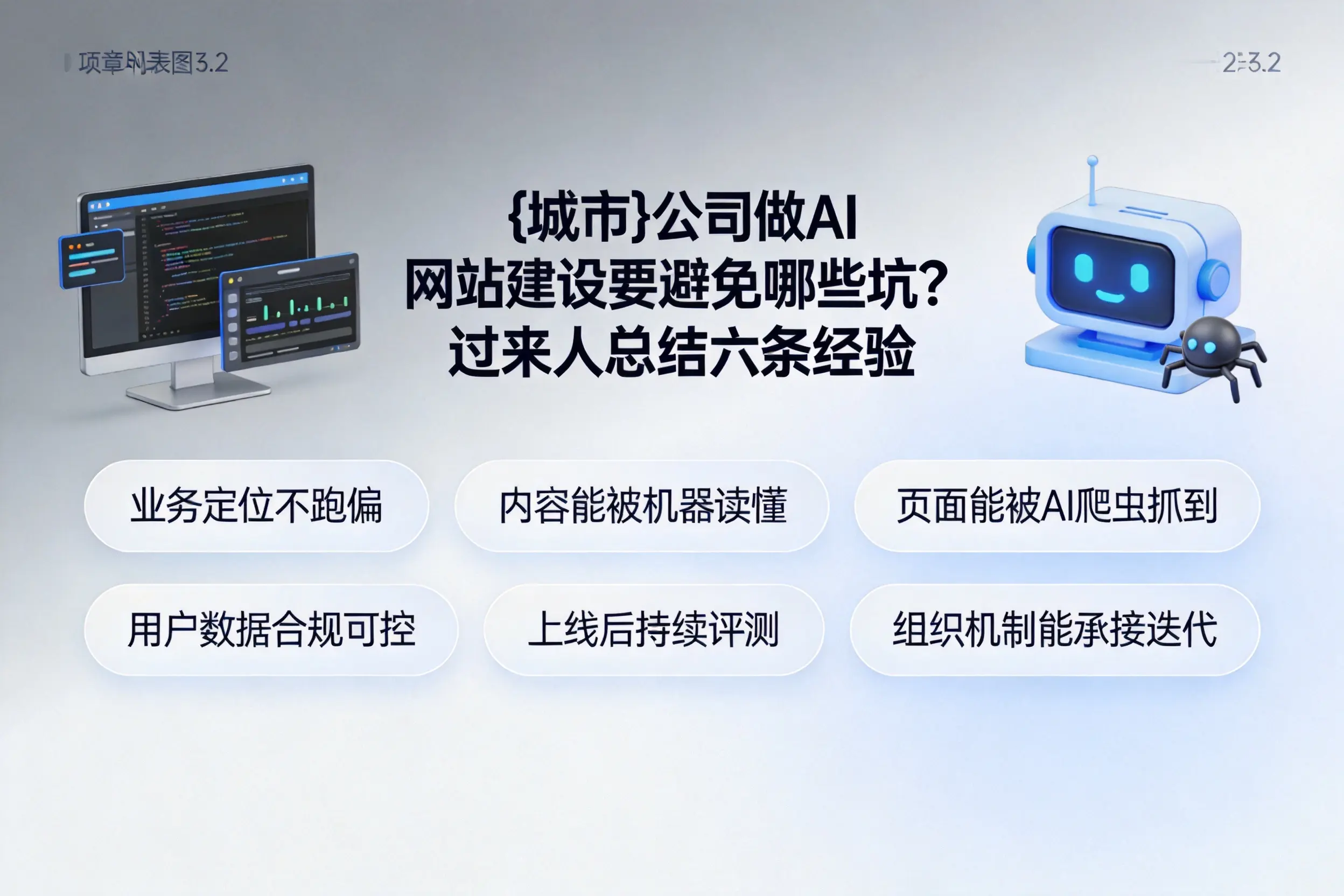 黔西南公司做AI网站建设要避免哪些坑？过来人总结六条经验
