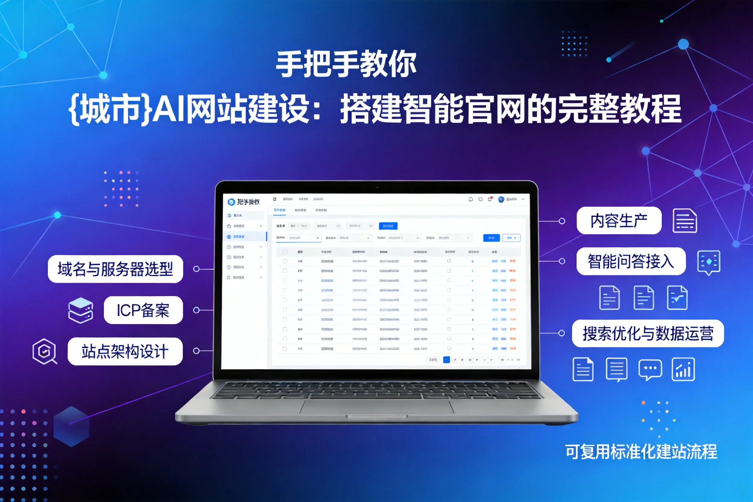 手把手教你黔西南AI网站建设：搭建智能官网的完整教程