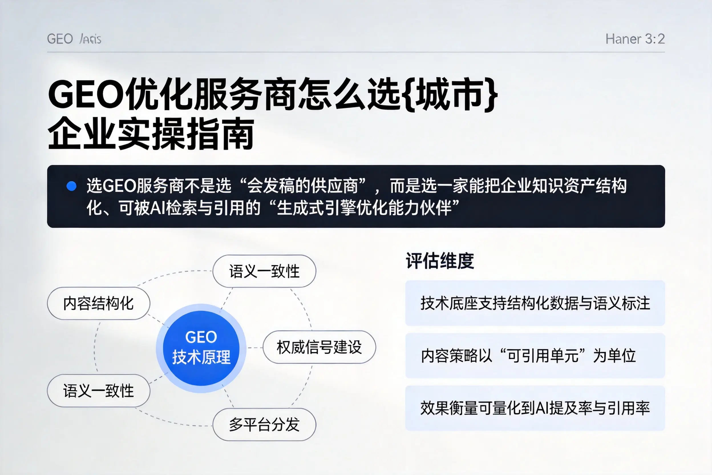 GEO优化服务商怎么选黔西南企业实操指南