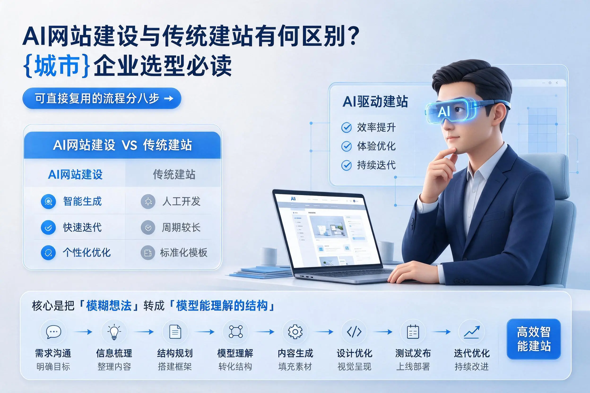 AI网站建设与传统建站有何区别？黔西南企业选型必读